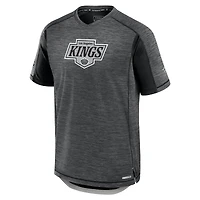 Men's Fanatics Heather Charcoal Los Angeles Kings Authentic Pro Rink Performance T-Shirt
