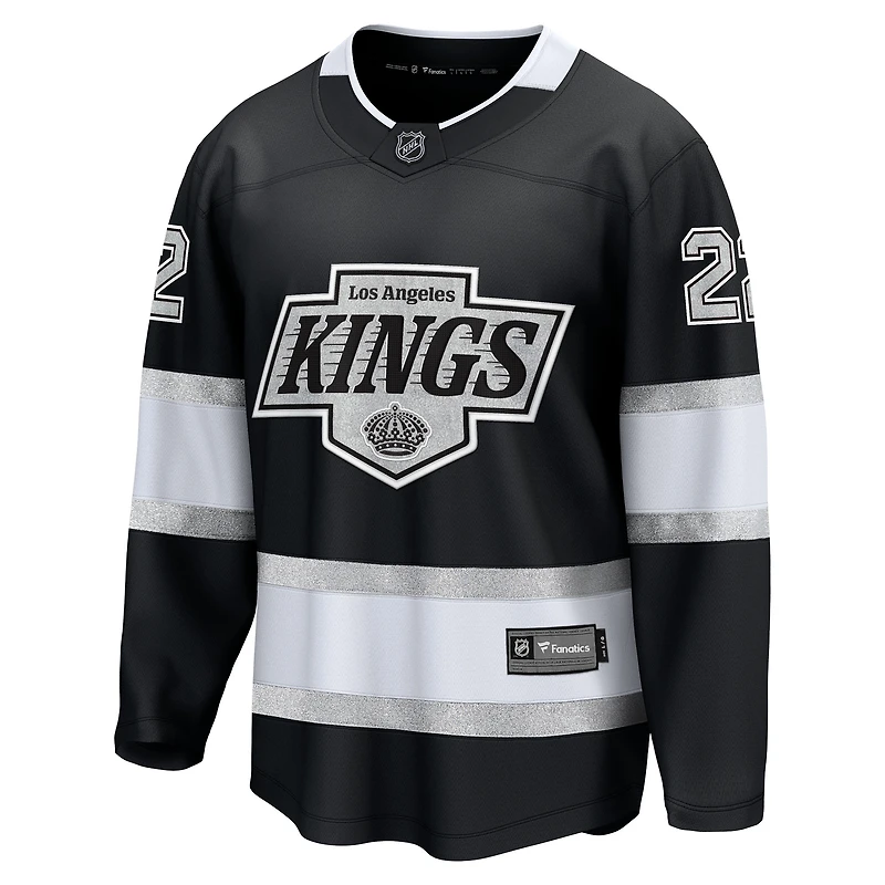 Men's Fanatics Kevin Fiala Black Los Angeles Kings Home Breakaway Jersey