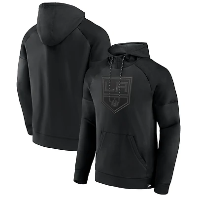 Men's Fanatics  Los Angeles Kings Black Ice Defender Raglan Pullover Hoodie