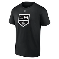 Men's Fanatics Pierre-Luc Dubois Black Los Angeles Kings Authentic Stack Name & Number T-Shirt