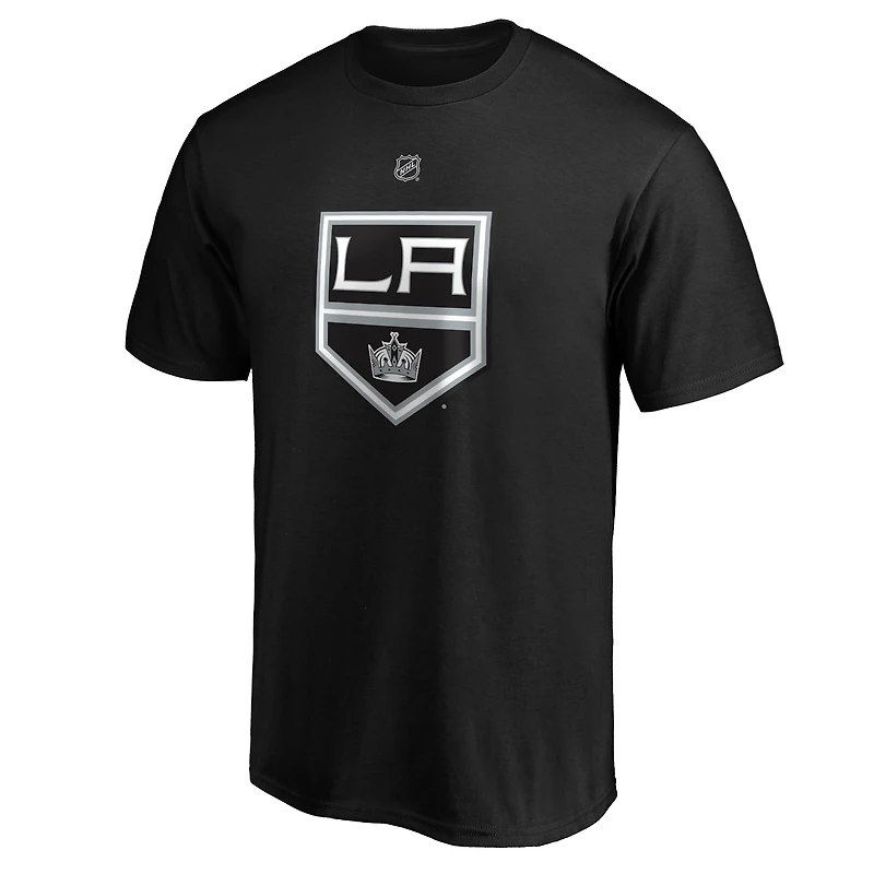 T-shirt authentique avec nom et numéro de pile des Kings Los Angeles Fanatics Quinton Byfield pour hommes