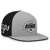 Men's Fanatics  Silver/Black Los Angeles Kings Snapback Hat