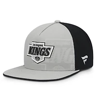Men's Fanatics  Silver/Black Los Angeles Kings Snapback Hat