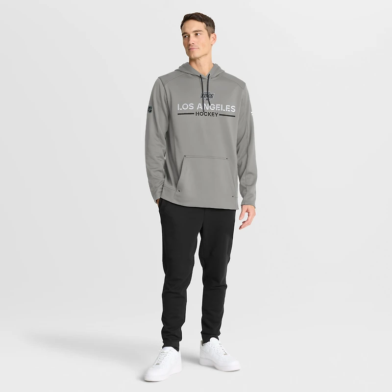 Sweat à capuche authentique Pro Rink des Kings de Los Angeles Fanatics pour homme