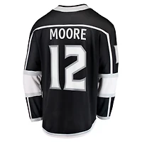 Fanatics pour hommes Trevor Moore noir Los Angeles Kings Home Breakaway Player - Maillot