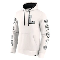 Sweat à capuche en polaire blanc Los Angeles Kings Fanatics pour hommes