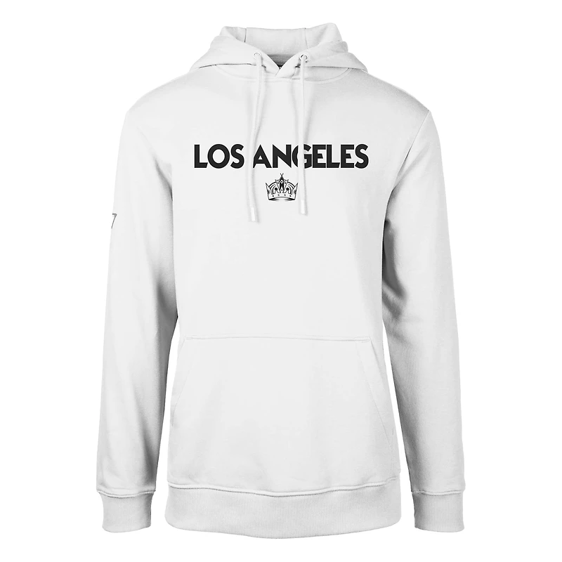 Men's Levelwear  White Los Angeles Kings Podium City Capsule Pullover Hoodie