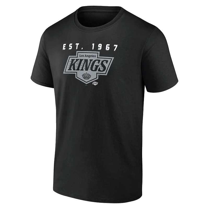 T-shirt noir coordonné avec logo des Kings de Los Angeles pour homme