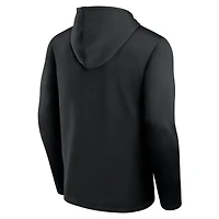 Men's Logo Athletic Black Los Angeles Kings Head Start Pullover Hoodie