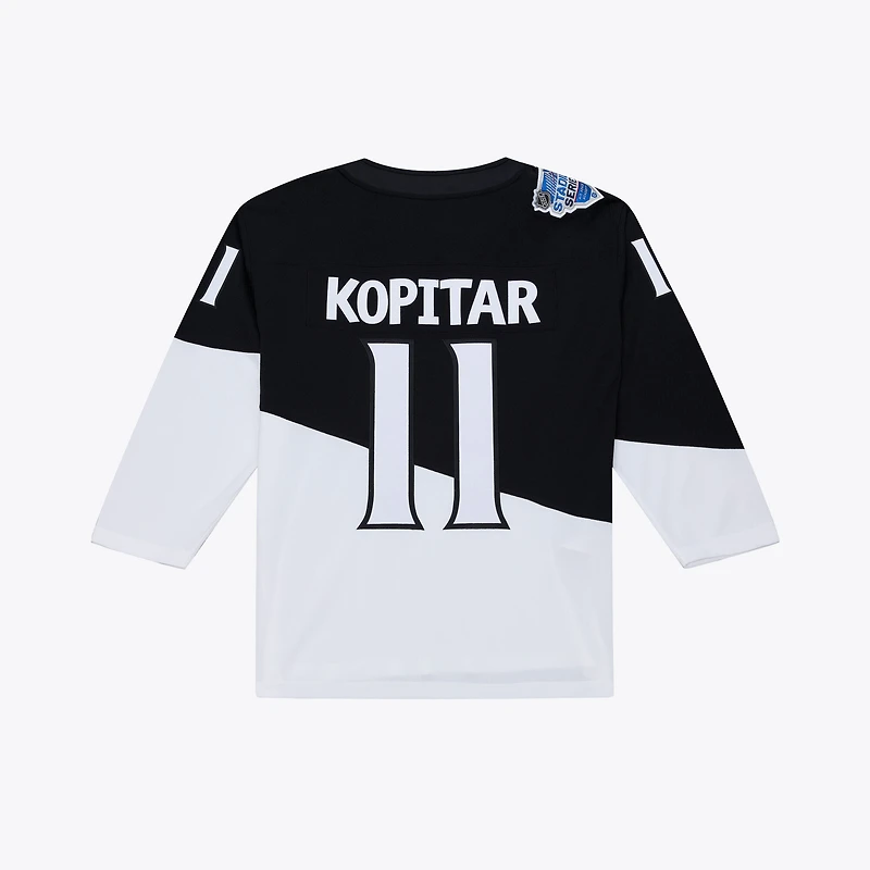 Maillot Mitchell & Ness Anze Kopitar noir pour homme, Los Angeles Kings, saison 2020 Power Play
