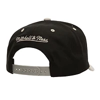 Casquette réglable noire Los Angeles Kings All In 2.0 Pro Crown pour hommes Mitchell & Ness