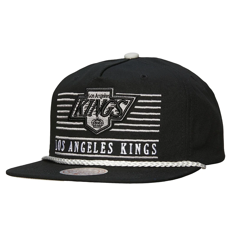 Men's Mitchell & Ness Black Los Angeles Kings Ascend Deadstock Snapback Hat