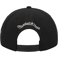 Casquette Snapback noire Mitchell & Ness des Kings de Los Angeles Core Team Script 2.0 pour hommes