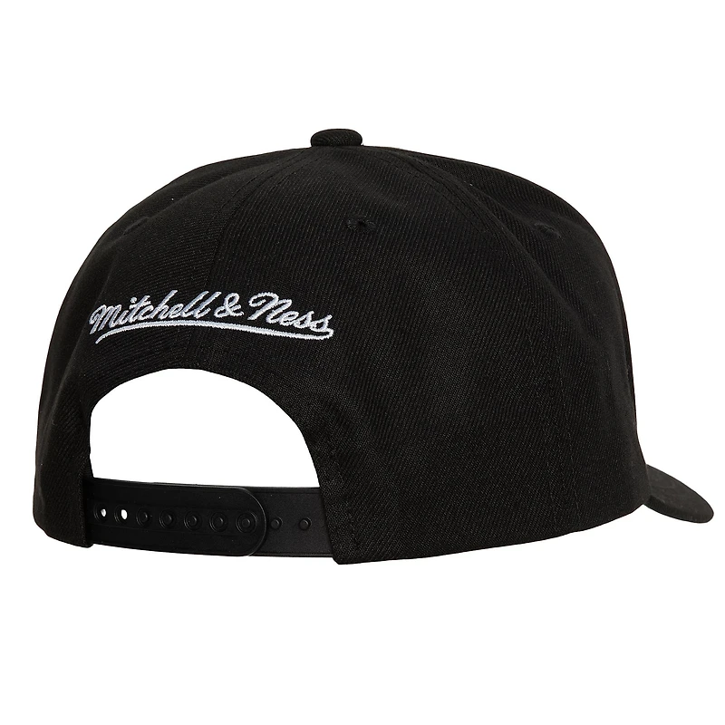 Casquette réglable noire Mitchell & Ness des Kings de Los Angeles Team Ground Pro pour hommes