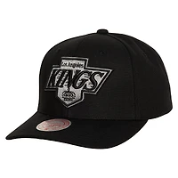 Casquette réglable noire Mitchell & Ness des Kings de Los Angeles Team Ground Pro pour hommes