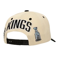 Men's Mitchell & Ness  Cream Los Angeles Kings Soul Legacy Defined Two-Tone Pro Crown Adjustable Hat
