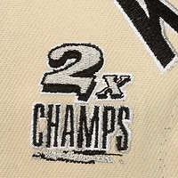 Men's Mitchell & Ness  Cream Los Angeles Kings Soul Legacy Defined Two-Tone Pro Crown Adjustable Hat