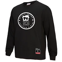 T-shirt A manches longues Mitchell & Ness Dustin Brown noir Los Angeles Kings Forever King pour hommes