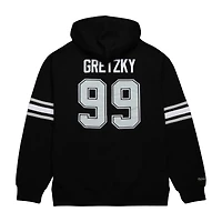 Men's Mitchell & Ness Wayne Gretzky Black Los Angeles Kings 1993 Name Number Premium Pullover Hoodie