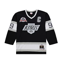 Men's Mitchell & Ness Wayne Gretzky Black Los Angeles Kings Big Tall 1992/93 Blue Line 2.0 Jersey