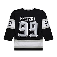 Men's Mitchell & Ness Wayne Gretzky Black Los Angeles Kings Big Tall 1992/93 Blue Line 2.0 Jersey