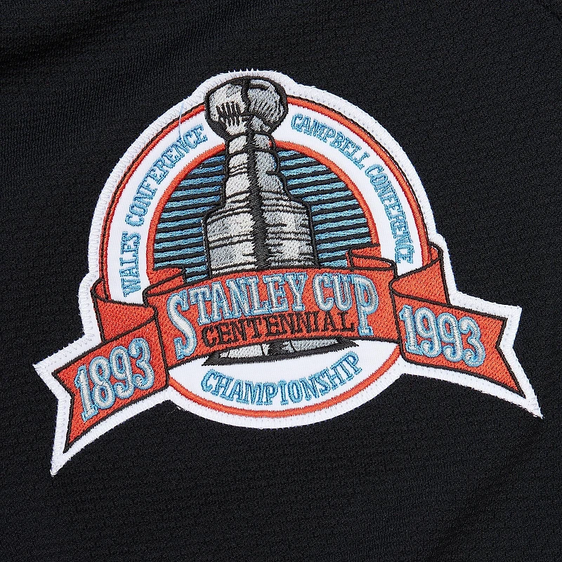 Men's Mitchell & Ness Wayne Gretzky Black Los Angeles Kings Big Tall 1992/93 Blue Line 2.0 Jersey