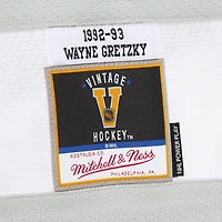 Men's Mitchell & Ness Wayne Gretzky Black Los Angeles Kings Big Tall 1992/93 Blue Line 2.0 Jersey
