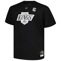 T-shirt noir pour homme Mitchell & Ness Wayne Gretzky des Los Angeles Kings avec nom et numéro Big Tall