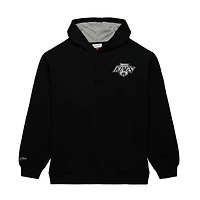 Sweat-shirt en molleton avec nom et numéro de qualité supérieure pour hommes Mitchell & Ness Wayne Gretzky noir Los Angeles Kings