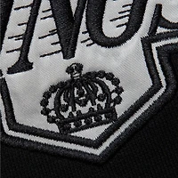 Sweat-shirt en molleton avec nom et numéro de qualité supérieure pour hommes Mitchell & Ness Wayne Gretzky noir Los Angeles Kings