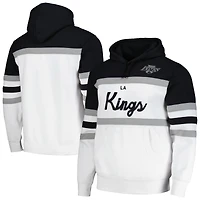 Sweat à capuche Mitchell & Ness pour hommes, blanc/noir, entraîneur-chef des Kings de Los Angeles