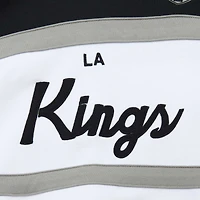 Men's Mitchell & Ness White/Black Los Angeles Kings Head Coach Pullover Hoodie