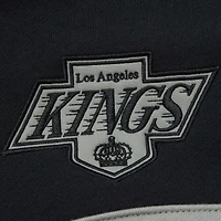 Men's Mitchell & Ness White/Black Los Angeles Kings Head Coach Pullover Hoodie