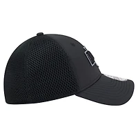 Casquette New Era noire Los Angeles Kings Blackout 39THIRTY Flex Fit pour homme
