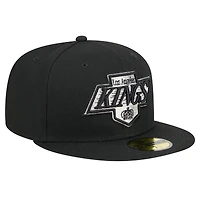 Casquette ajustée New Era Core 59FIFTY noire pour homme, Los Angeles Kings
