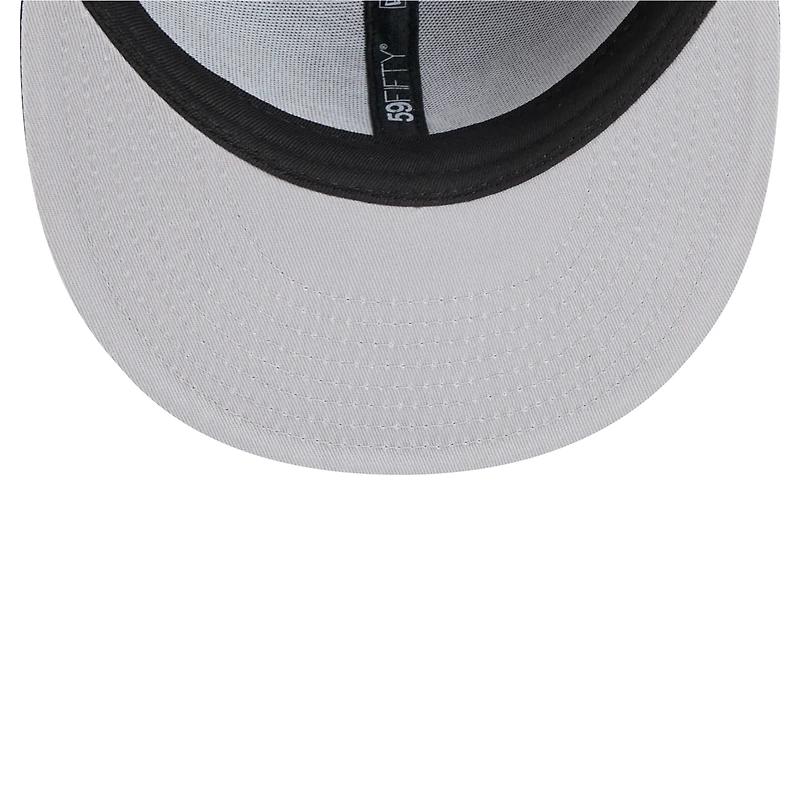 Casquette ajustée New Era Core 59FIFTY noire pour homme