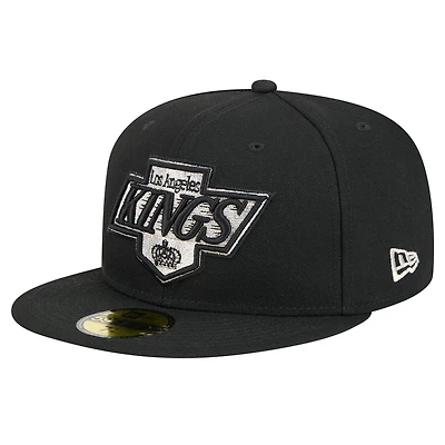 Casquette ajustée Core 59FIFTY Los Angeles Kings de New Era pour homme, noire