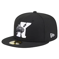 Casquette ajustée New Era Deceptor 59FIFTY noire des Kings de Los Angeles pour homme