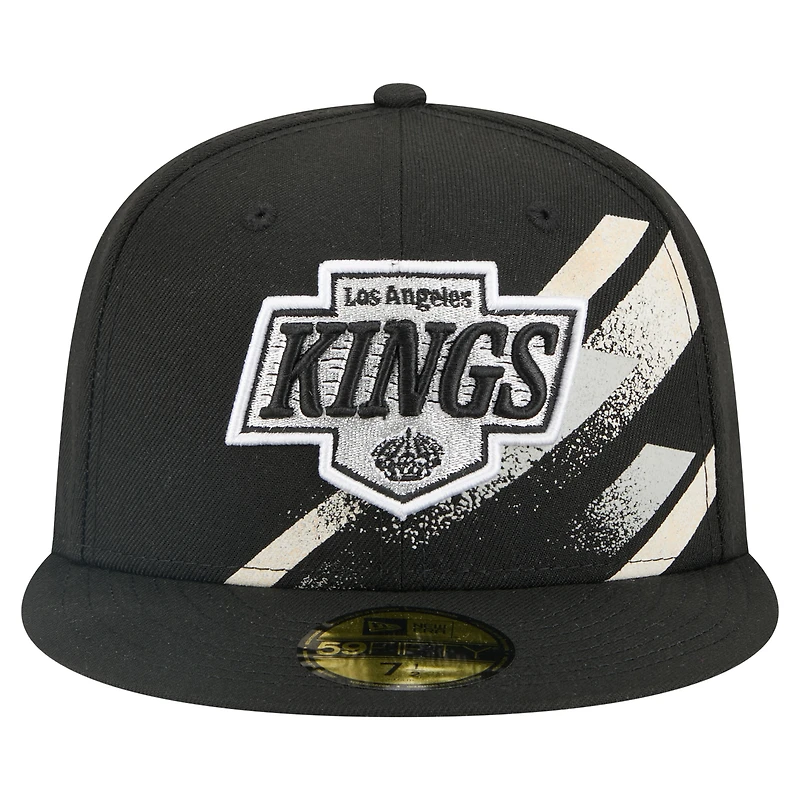 Casquette ajustée 59FIFTY noire des Kings de Los Angeles pour homme New Era