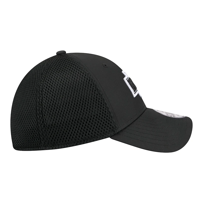 Men's New Era  Black Los Angeles Kings Logo 39THIRTY Flex Hat