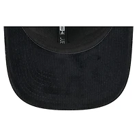 Men's New Era  Black Los Angeles Kings Quilted Nylon 9SEVENTY Adjustable Trucker Hat