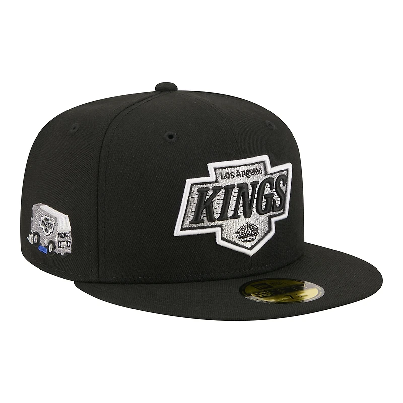 Men's New Era Black Los Angeles Kings Zamboni 59FIFTY Fitted Hat