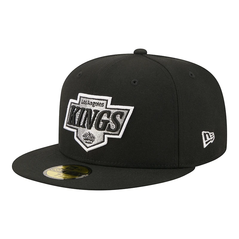 Casquette ajustée New Era noire Los Angeles Kings Zamboni 59FIFTY pour homme