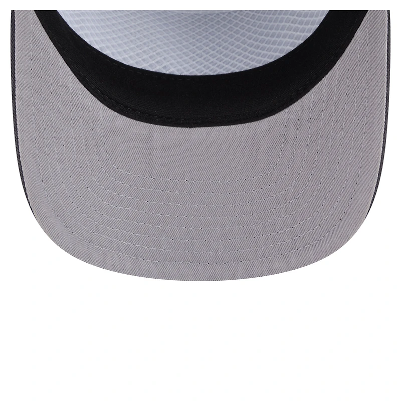 Men's New Era Charcoal Los Angeles Kings Washed Patch 19TWENTY Trucker Adjustable Hat