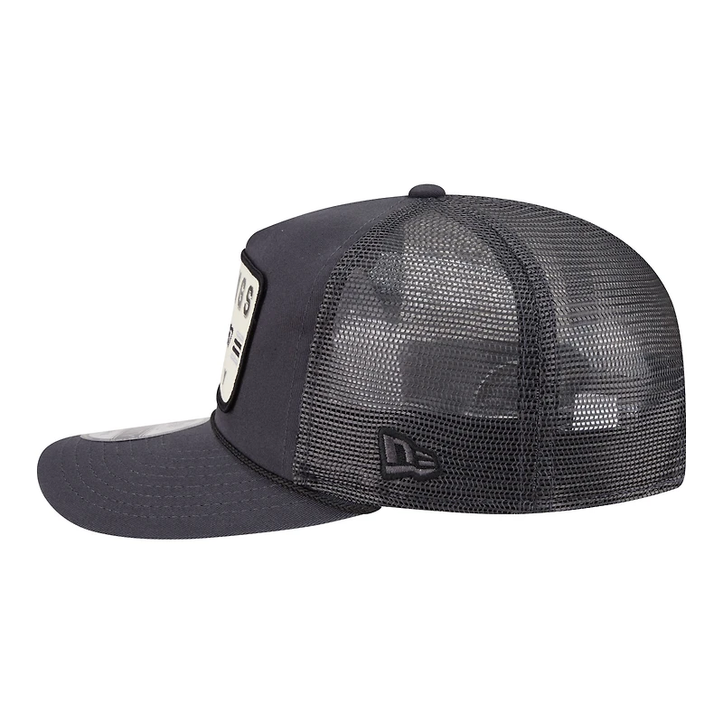 Casquette trucker ajustable New Era 19TWENTY pour homme, couleur anthracite