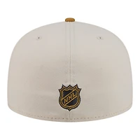 Men's New Era  Cream/Tan Los Angeles Kings Colorpack Two-Tone 59FIFTY Fitted Hat
