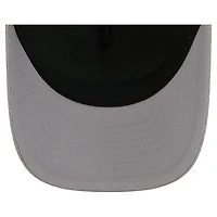 Men's New Era  Silver/Black Los Angeles Kings Hockey Sock 9FORTY A-Frame M-Crown Adjustable Trucker Hat