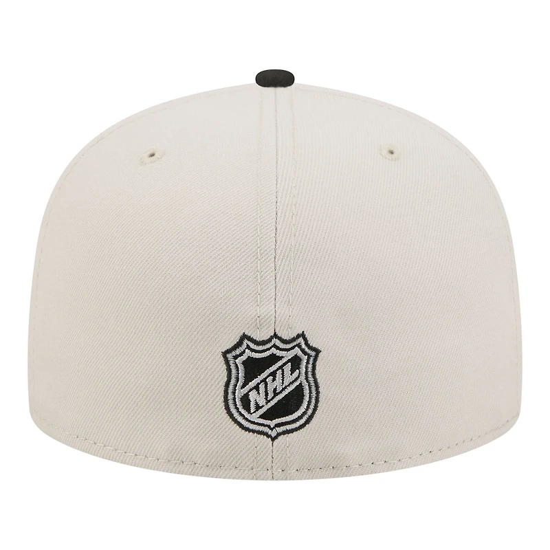 Men's New Era  Tan/Black Los Angeles Kings Localized City Icon 59FIFTY Fitted Hat