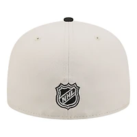 Men's New Era  Tan/Black Los Angeles Kings Localized City Icon 59FIFTY Fitted Hat