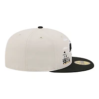Men's New Era  Tan/Black Los Angeles Kings Localized City Icon 59FIFTY Fitted Hat